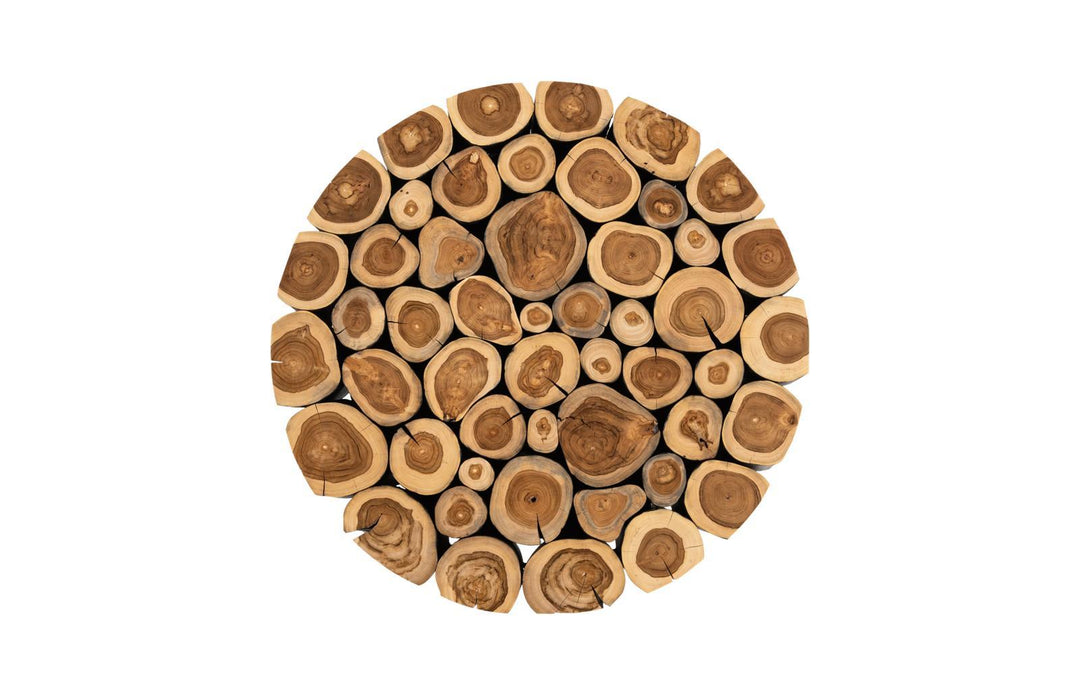 Boscage Coffee Table on Black Metal Legs, Round by Phillips Collection — view 2