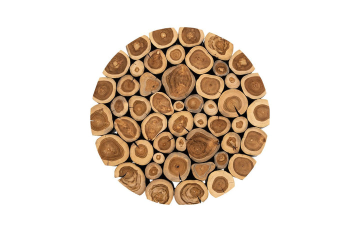 Boscage Coffee Table on Black Metal Legs, Round by Phillips Collection — view 2