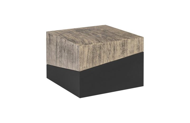 Geometry Small Coffee Table, Gray Stone by Phillips Collection — view 1