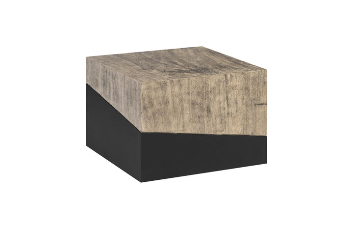 Geometry Small Coffee Table, Gray Stone by Phillips Collection — view 2