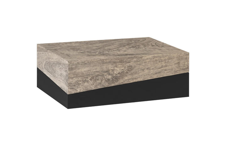 Geometry Coffee Table, Gray Stone by Phillips Collection — view 2