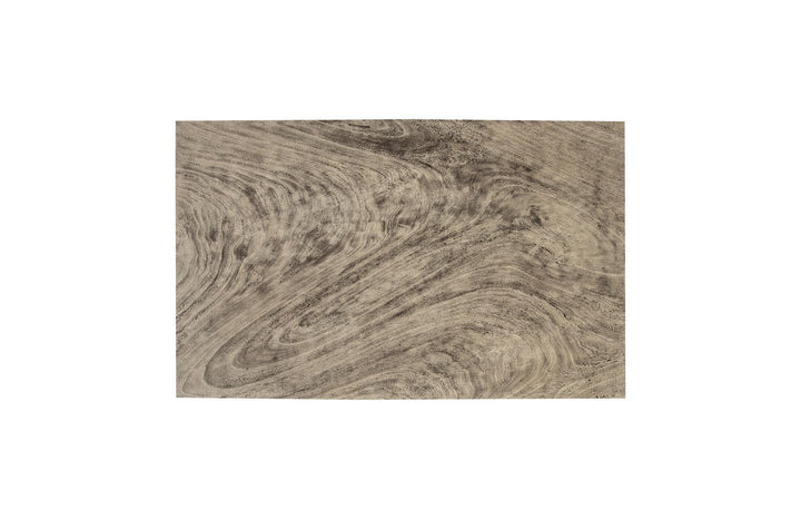 Geometry Coffee Table, Gray Stone by Phillips Collection — view 3