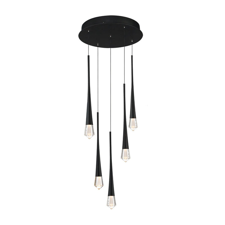 PIERCE 5-LIGHT LED PENDANT ET2 Lighting