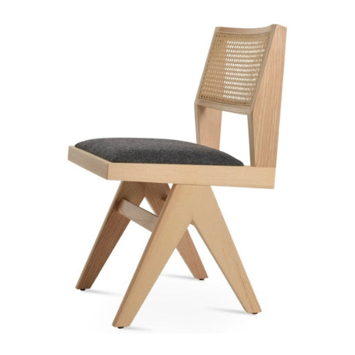 Pierre J Half Wicker Dining Chair
