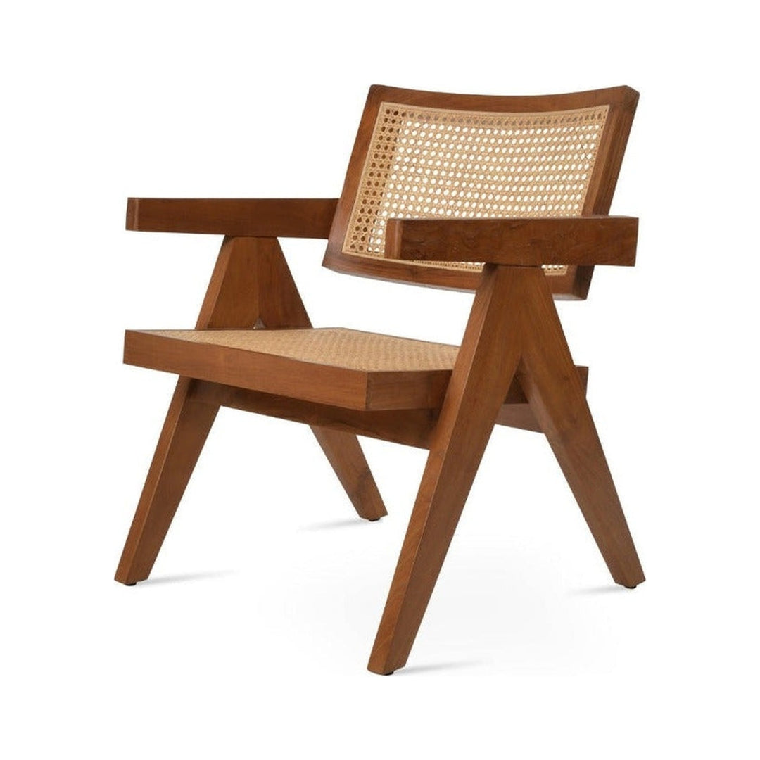 Pierre J Arm Teak Full Wicker Lounge Soho Concept
