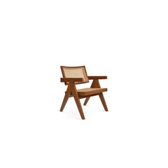 Pierre J Arm Teak Full Wicker Lounge Outdoor Lounge Chairs Soho Concept