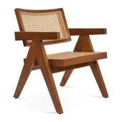 Pierre J Arm Teak Full Wicker Lounge