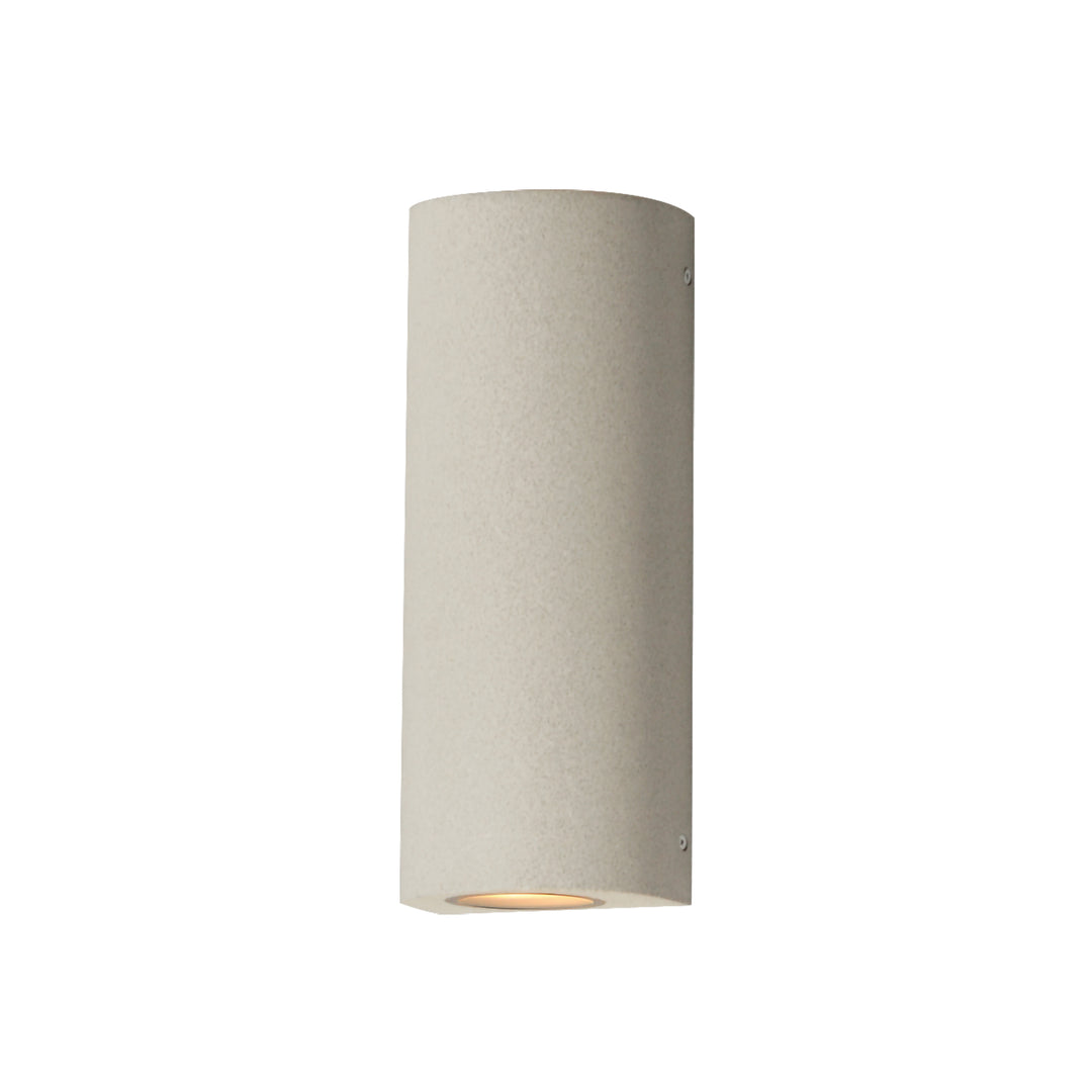 Pilar 2-Light LED Outdoor Wall Sconce - Cylinder by ET2 Lighting in Sandstone finish
