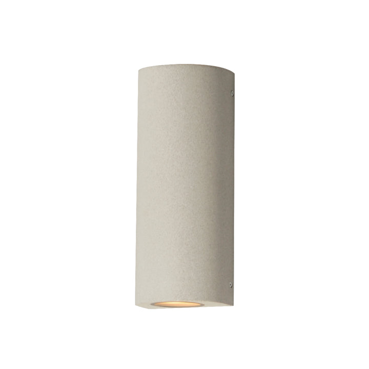 Pilar 2-Light LED Outdoor Wall Sconce - Cylinder by ET2 Lighting in Sandstone finish
