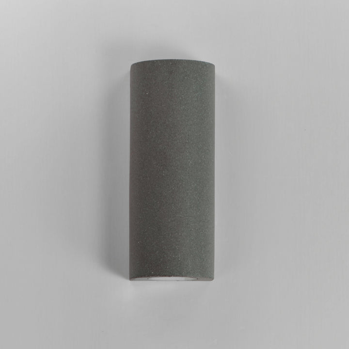 Pilar 2-Light LED Outdoor Wall Sconce - Cylinder by ET2 Lighting, styled view 1
