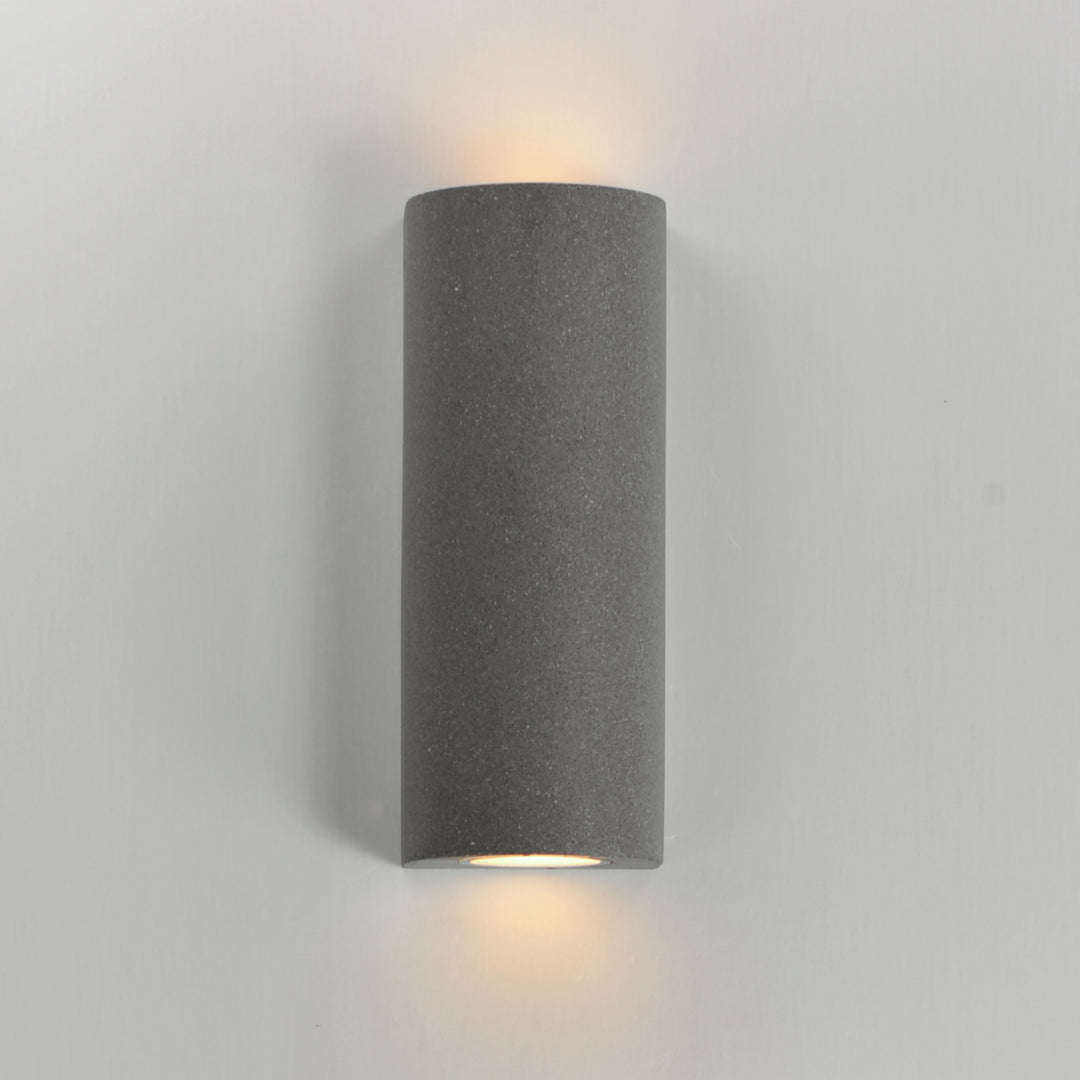 Pilar 2-Light LED Outdoor Wall Sconce - Cylinder by ET2 Lighting, styled view 2