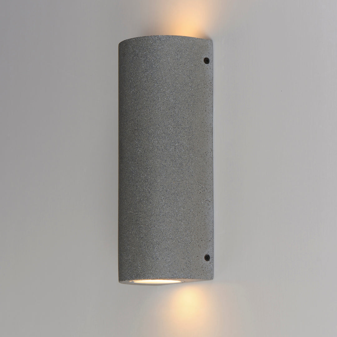 Pilar 2-Light LED Outdoor Wall Sconce - Cylinder by ET2 Lighting, styled view 3