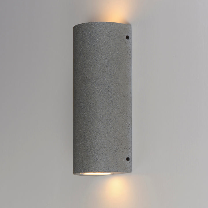Pilar 2-Light LED Outdoor Wall Sconce - Cylinder by ET2 Lighting, styled view 3