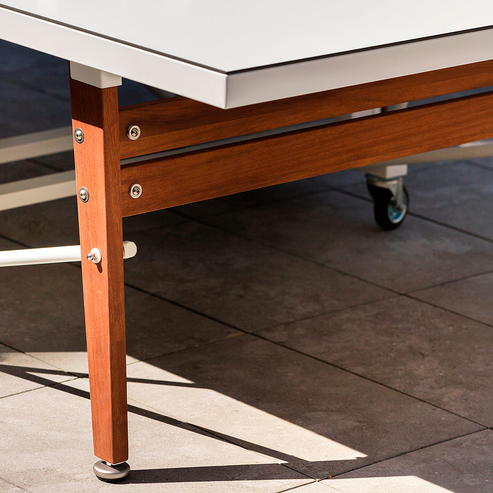 RS Folding Outdoor ping pong table lifestyle by RS Barcelona