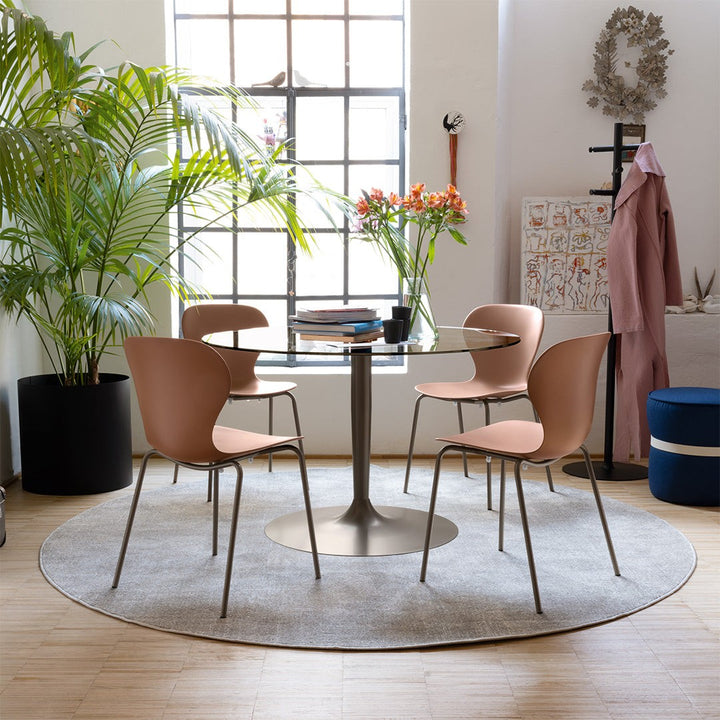 Planet Round Dining Table by Connubia in a styled interior