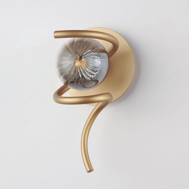 Planetary 1-Light LED Wall Sconce by ET2 Lighting, styled view 3
