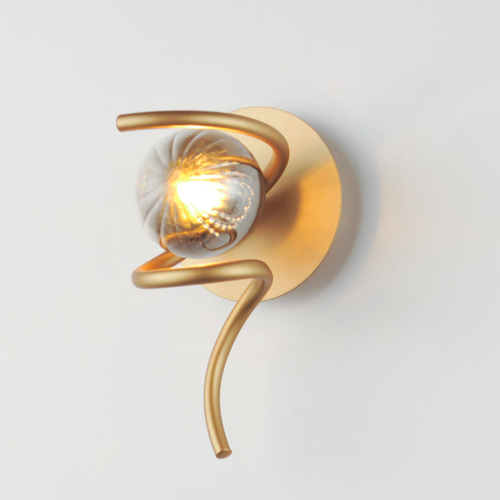 Planetary 1-Light LED Wall Sconce by ET2 Lighting, styled view 4