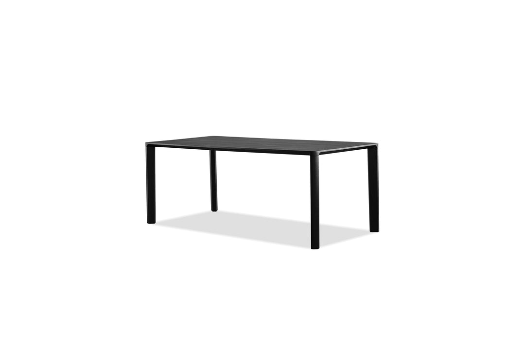 PLANK Dining Table in Black Soot