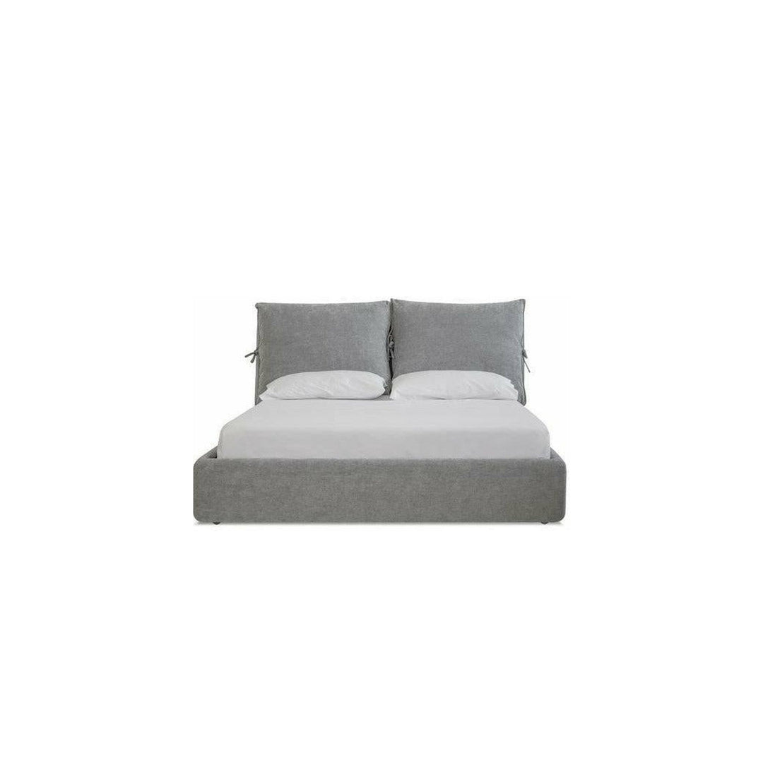 PLUME BED HEATHER GREY CHENILLE Beds Mobital