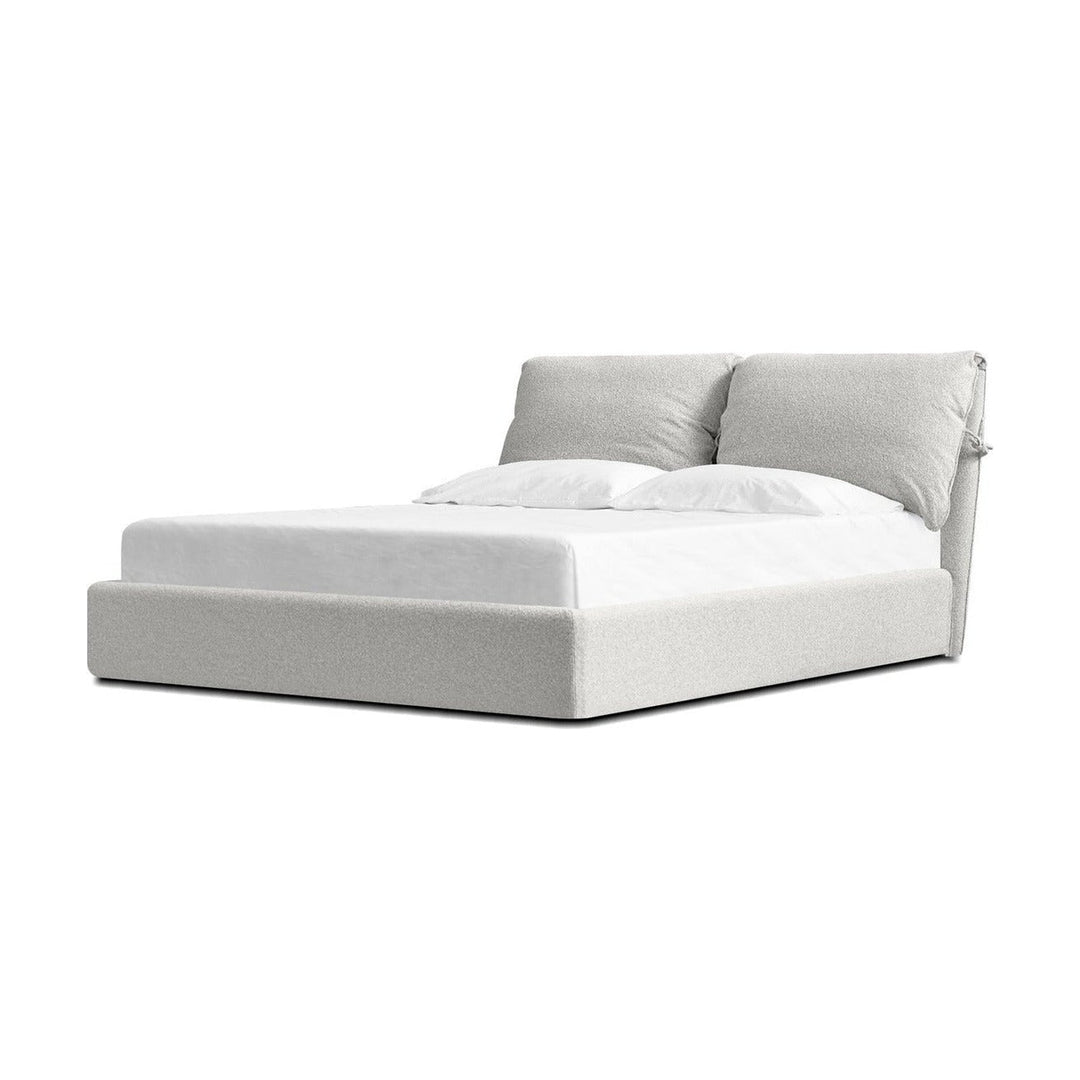 PLUME Bed Upholstered Oat Tweed Mobital