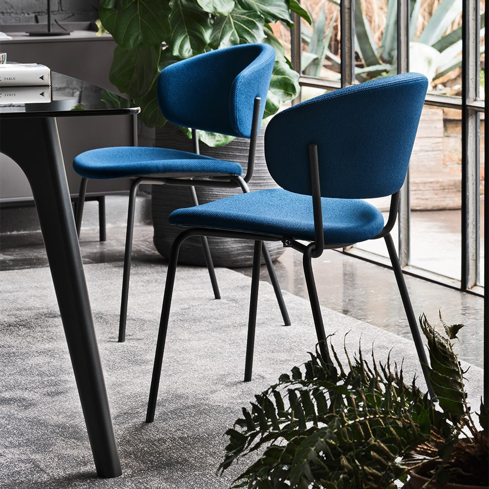 Pod Barrel Dining Table by Connubia in a styled interior