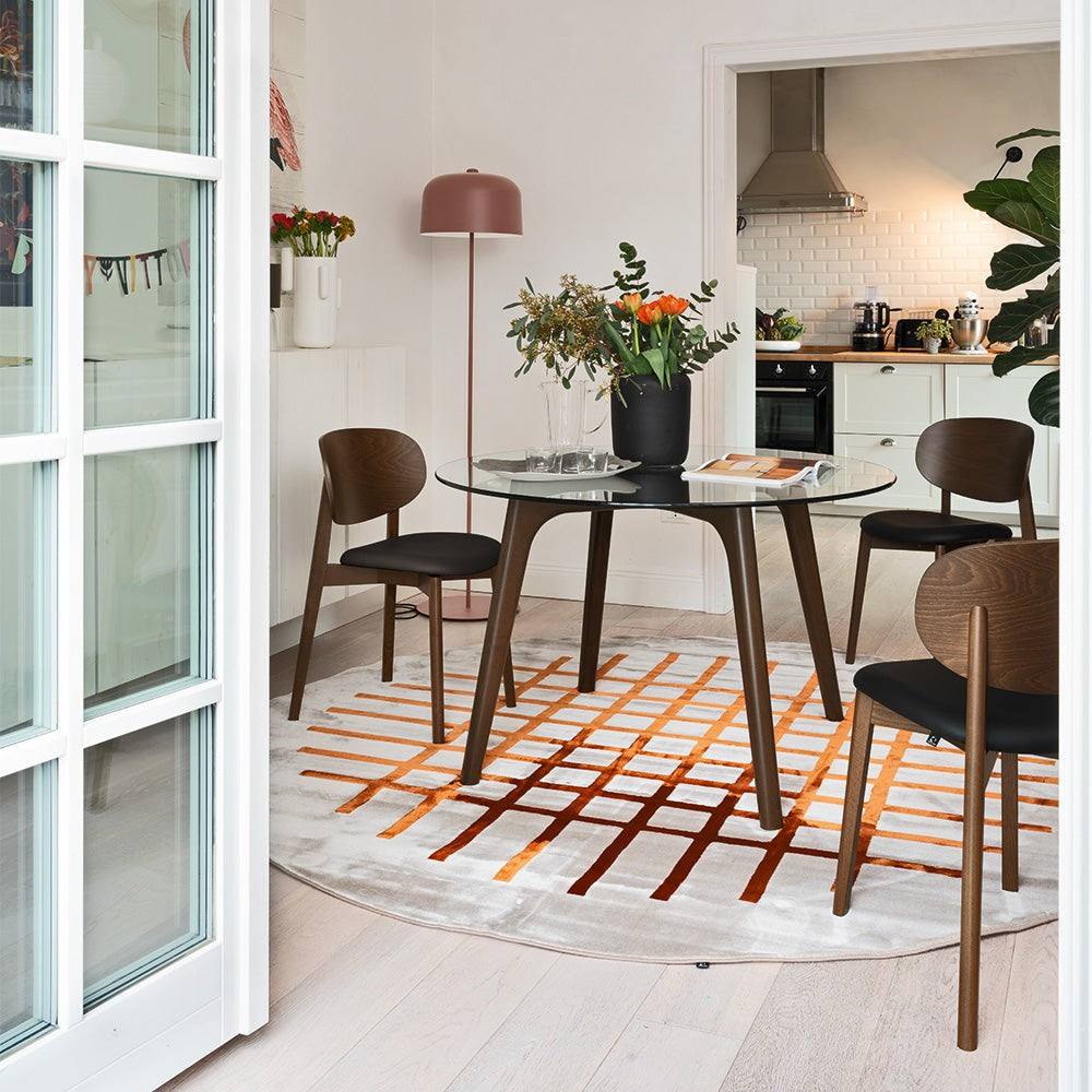 Pod Round Dining Table by Connubia in a styled interior