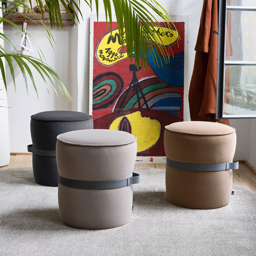 Pof Pouf by Connubia in a styled interior