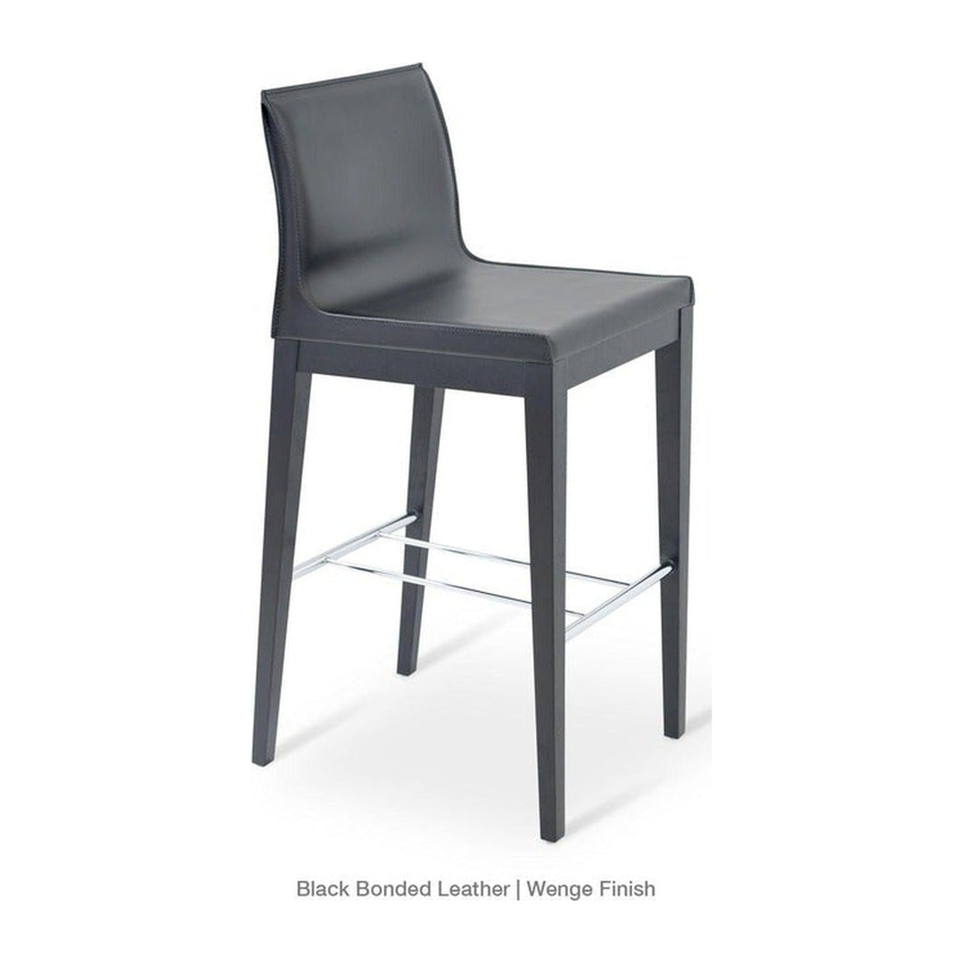 POLO WOOD LOW BACK STOOL Soho Concept