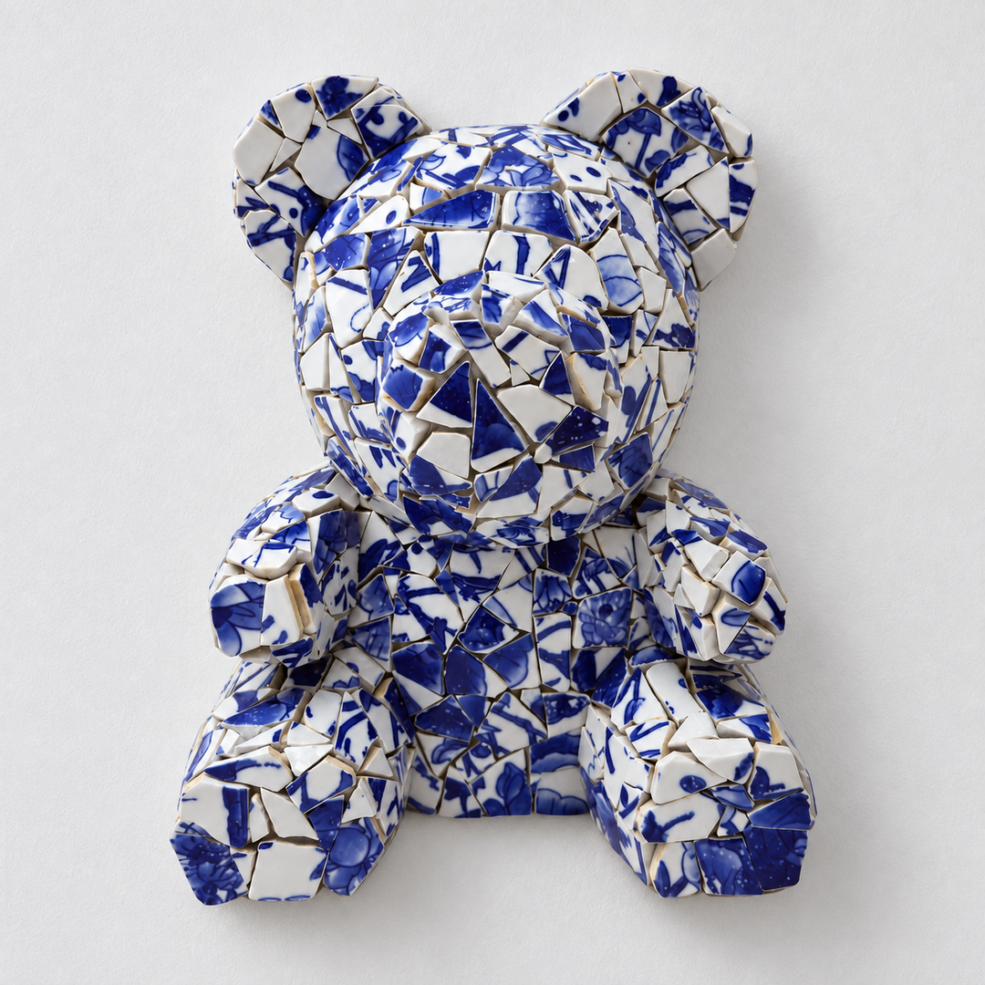 Hanging Porcelain Gummy Bear by Interior Moderna