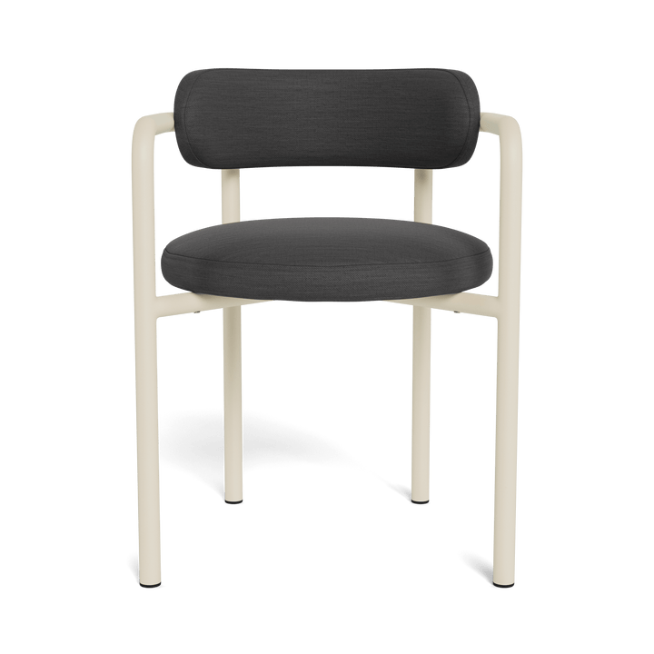 Porto Aluminum Dining Chair by Harbour in Aluminum Bone