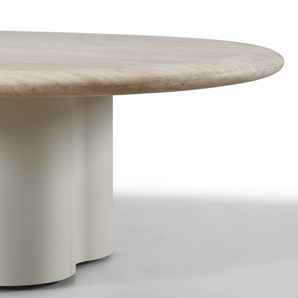 Porto Aluminum Pill Coffee Table 64" by Harbour lifestyle 1