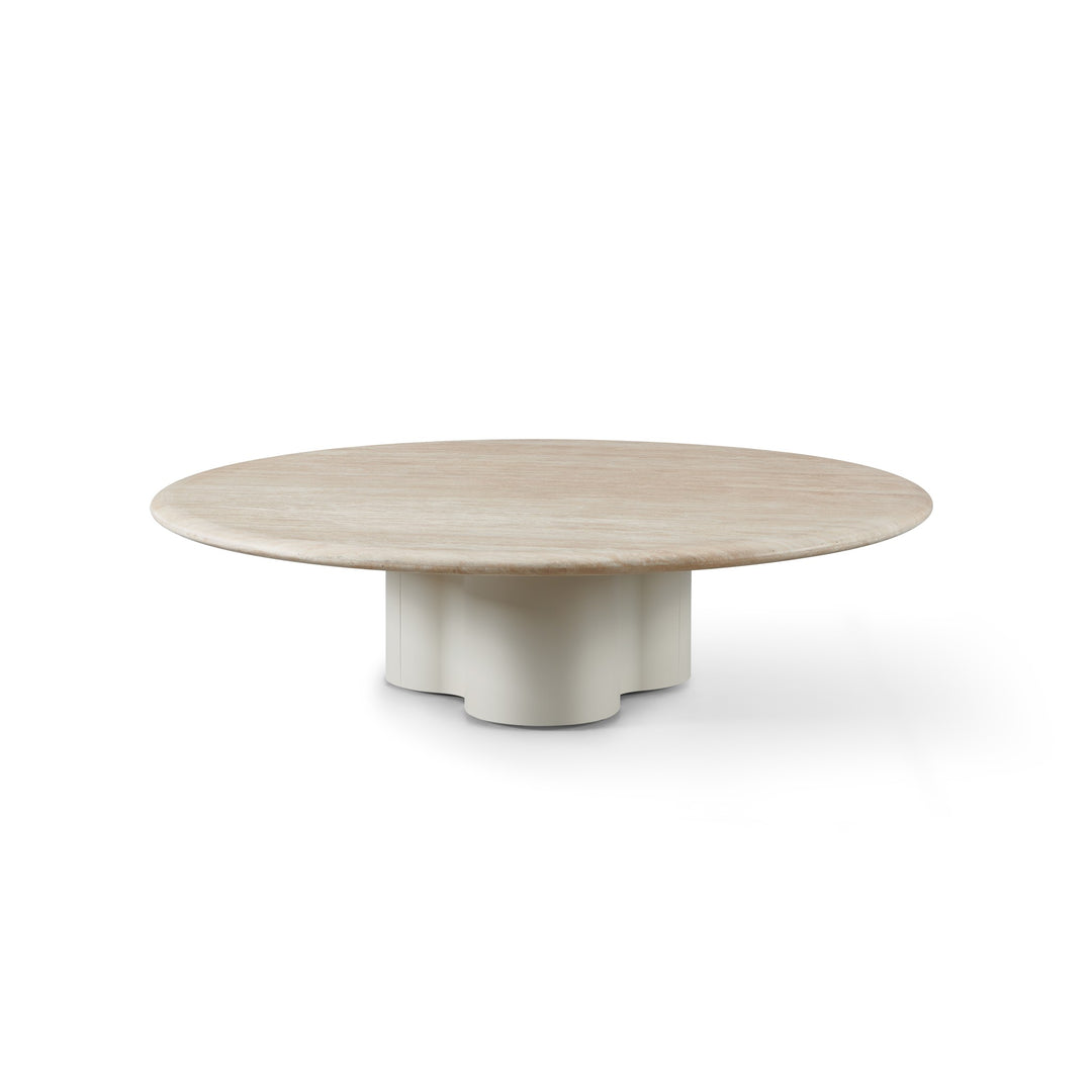 Porto Aluminum Round Coffee Table 48" by Harbour