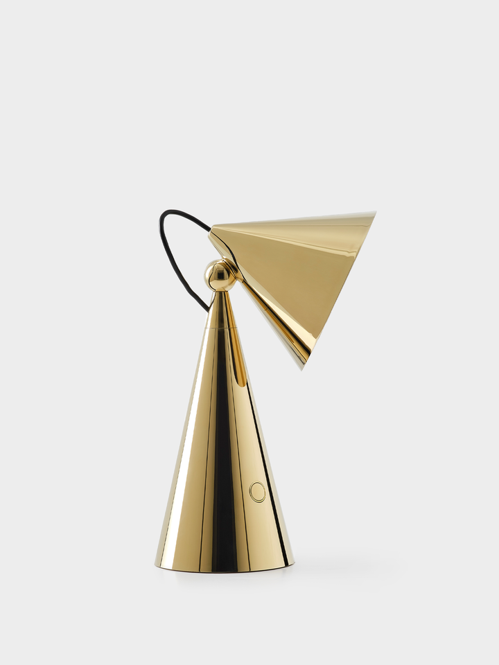 Pose Portable Light in Polished Gold