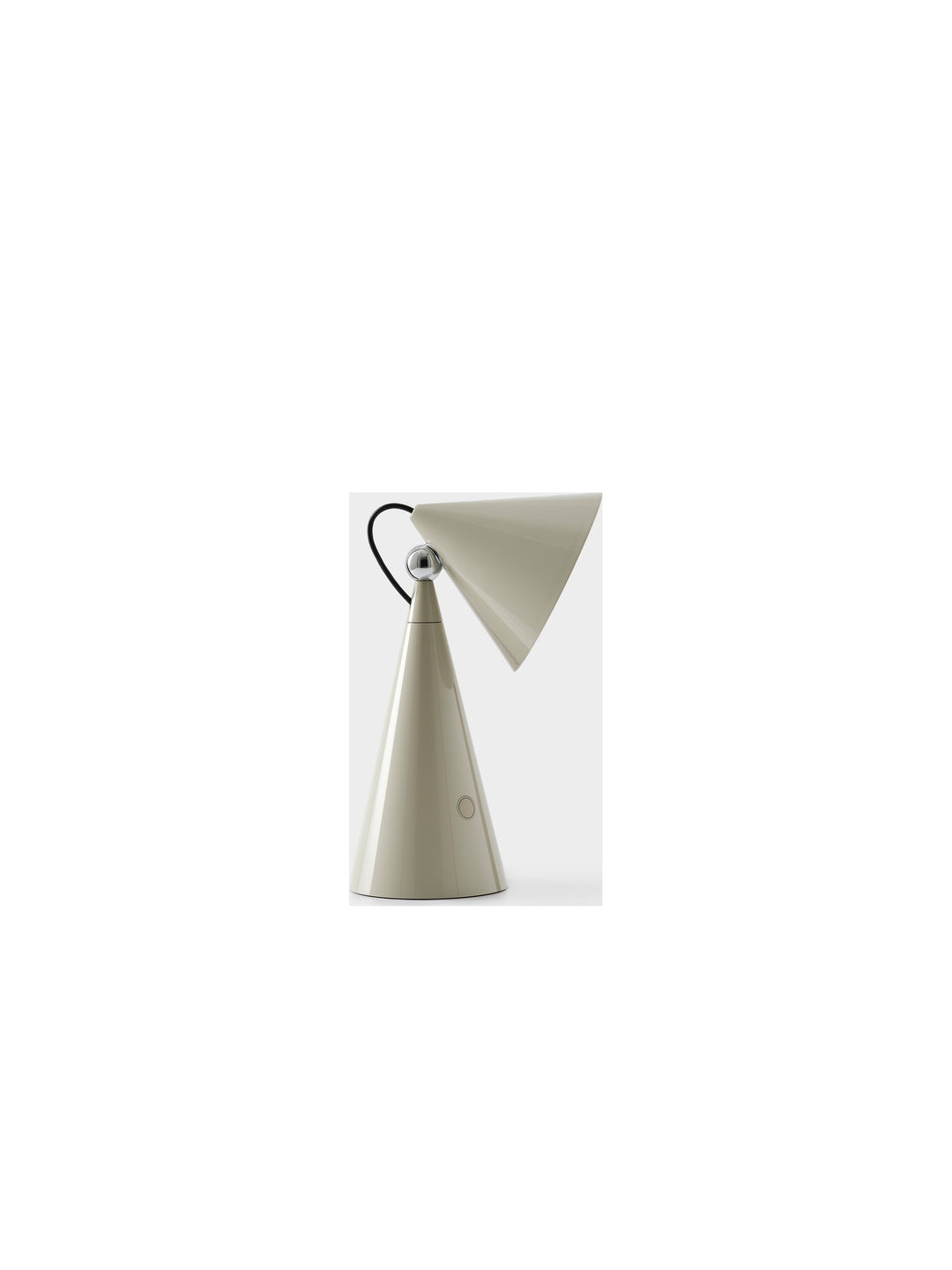 Pose Portable Light in High-Gloss Putty on a white background