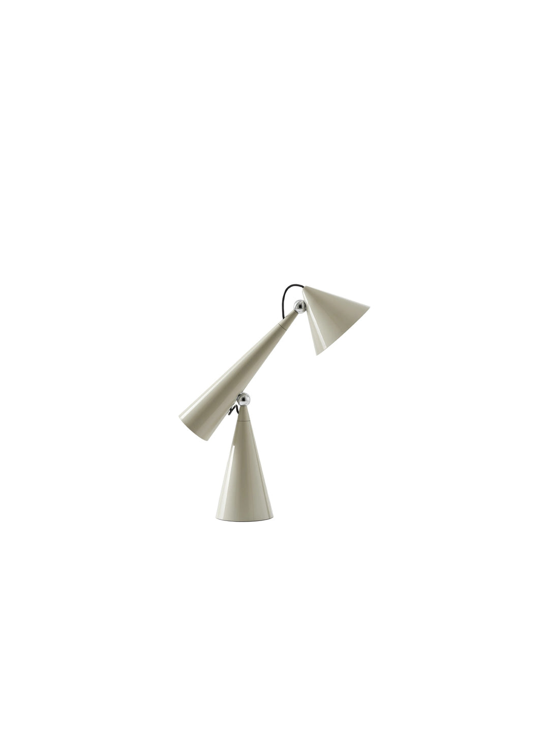Pose Task Light in High-Gloss Putty on white