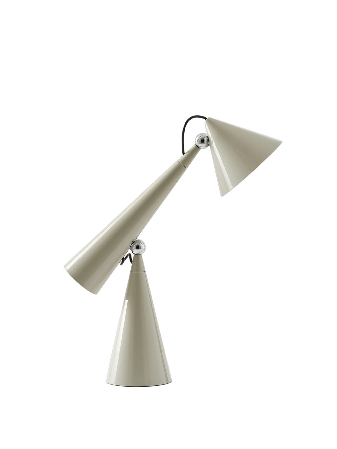 Pose Task Light in High-Gloss Putty on white