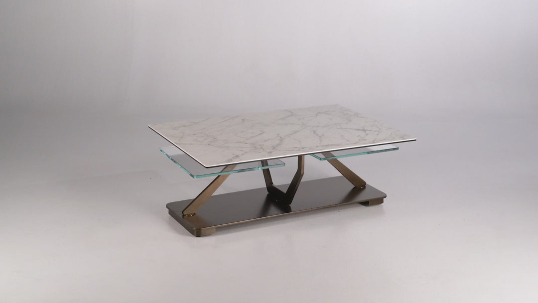 NAOS cocoon-rectangular-extendable-coffee-table-by-naos mechanism video