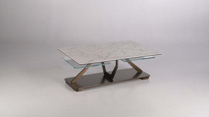 NAOS cocoon-rectangular-extendable-coffee-table-by-naos mechanism video