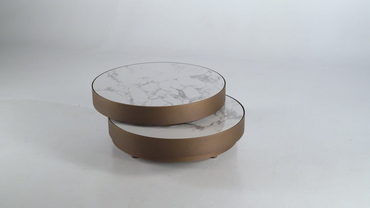NAOS aurum-round-extendable-coffee-table-by-naos mechanism video