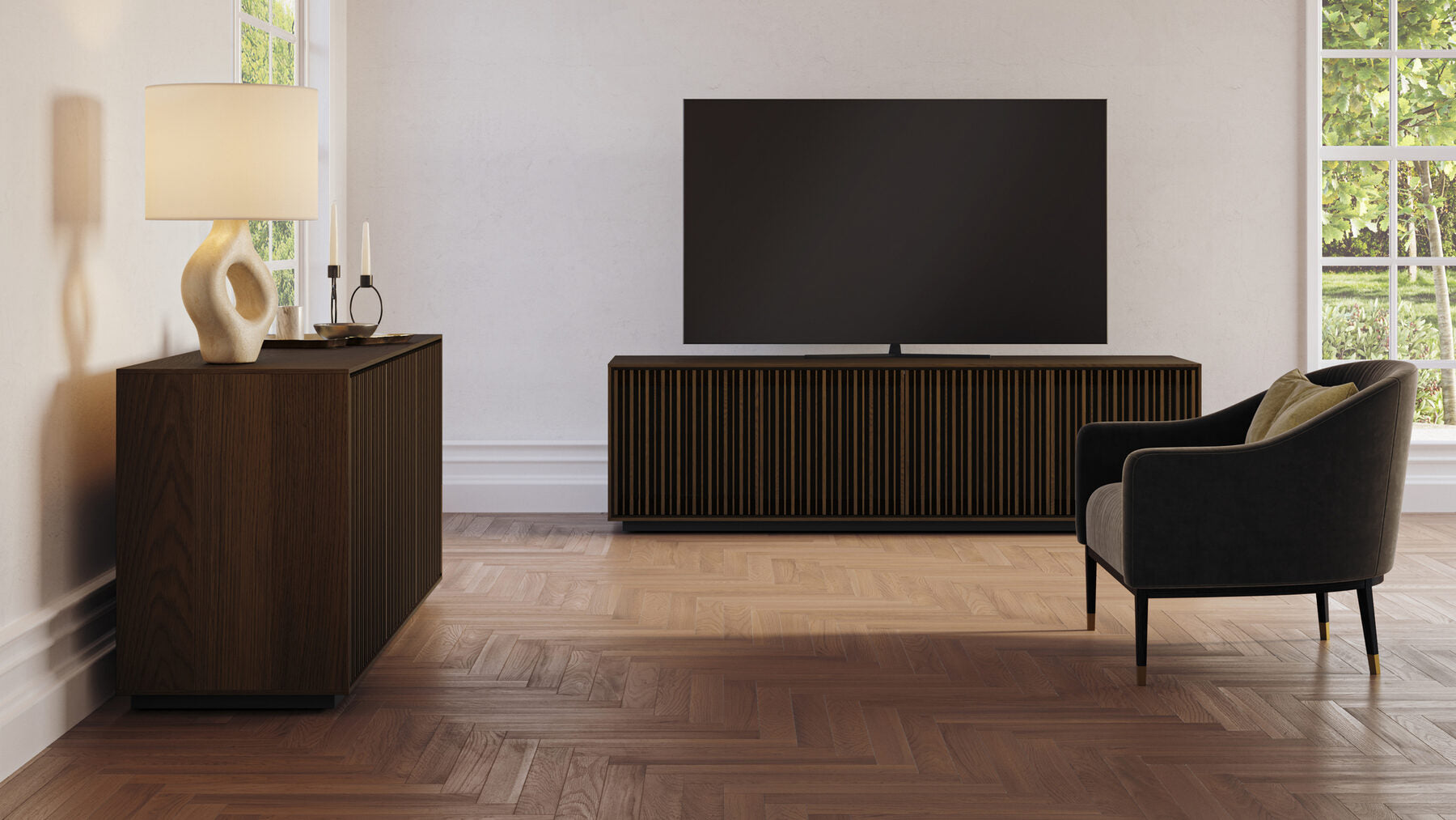 Elegant Profile 8479 Media Console – Modern Studio