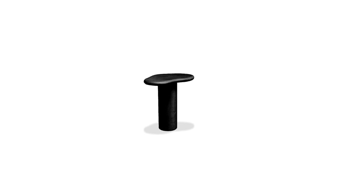 PUDDLE End Table Tall in Dusk Black