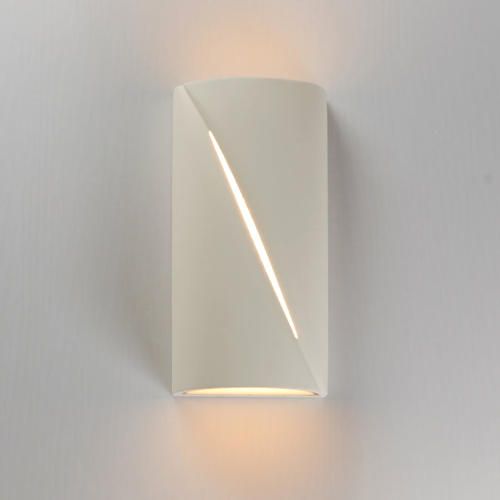 Puff 12" LED Outdoor Wall Sconce by ET2 Lighting, styled view 2