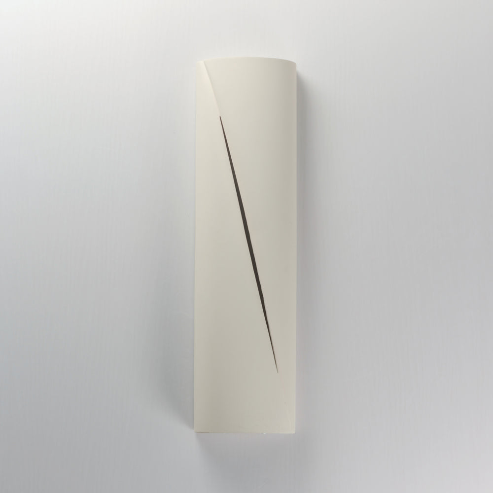 Puff 22" LED Outdoor Wall Sconce by ET2 Lighting, styled view 1