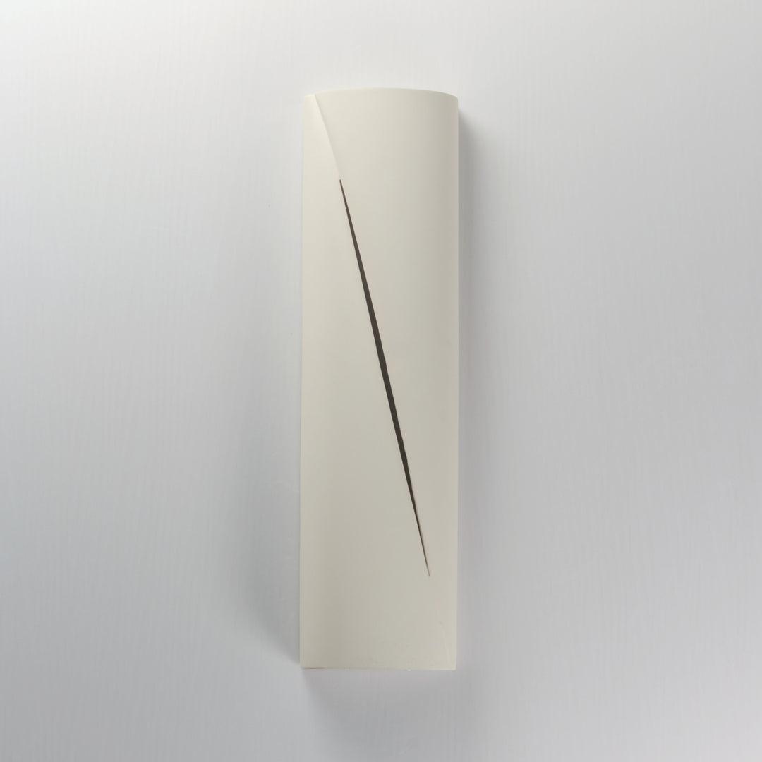 Puff 22" LED Outdoor Wall Sconce by ET2 Lighting, styled view 1