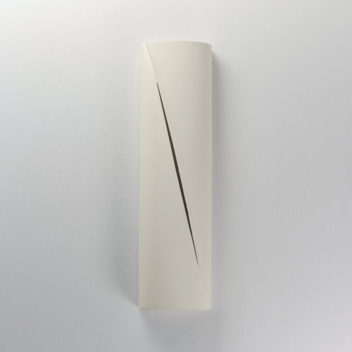 Puff 22" LED Outdoor Wall Sconce by ET2 Lighting, styled view 1