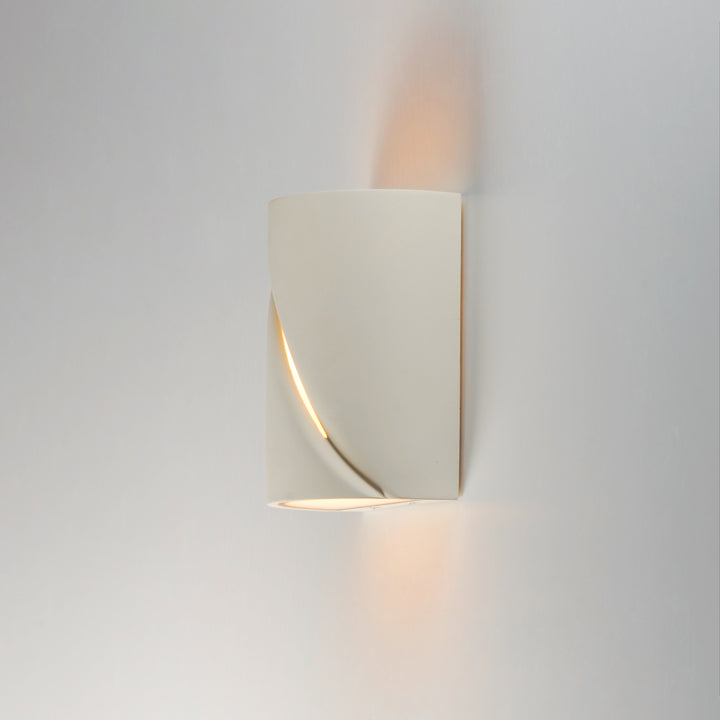 Puff 8" LED Outdoor Wall Sconce by ET2 Lighting, styled view 4