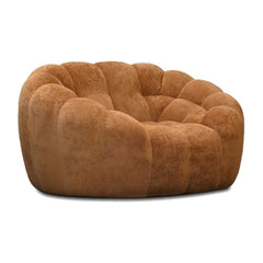 PUFFIN Lounge Chair in Toffee Mobital