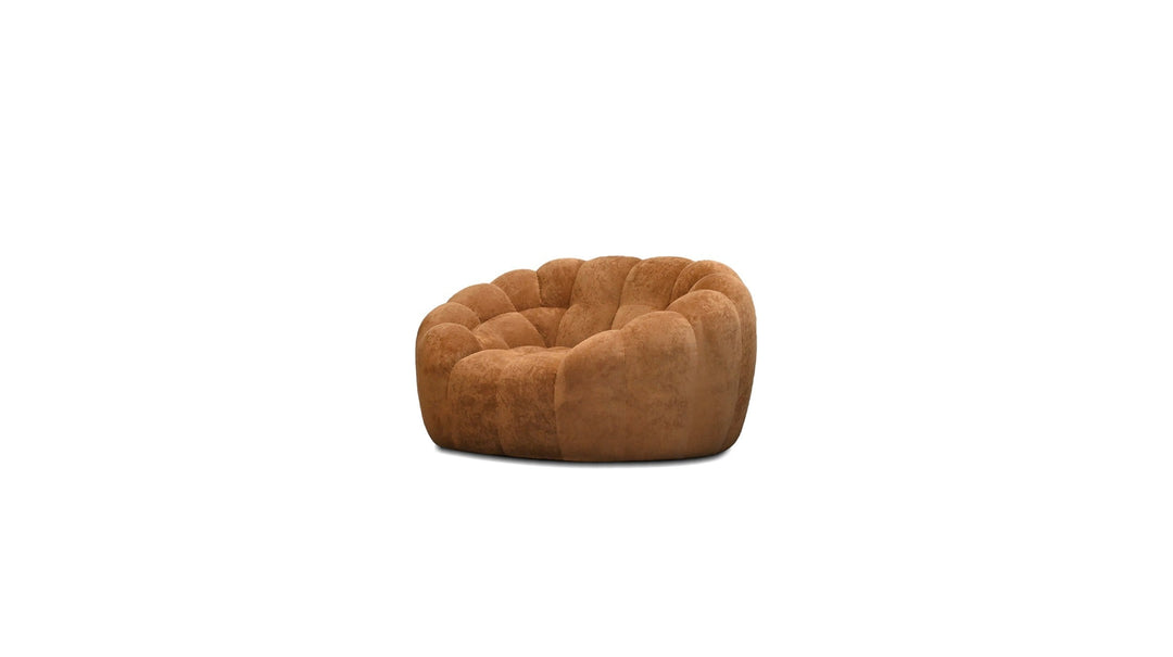 PUFFIN Lounge Chair in Toffee