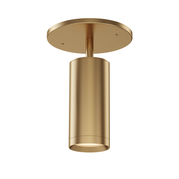 Pullman Retractable Spot Light in Natural Aged Brass