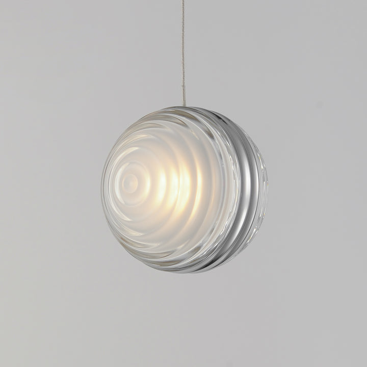 Pulse 4.75" LED Pendant by ET2 Lighting, styled view 3